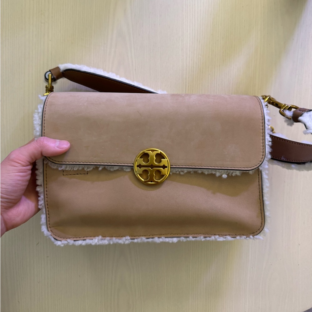 Tory Burch Shearling Crossbody